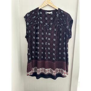 Daniel Rainn Women's Navy Plus Blouse | Size 2X